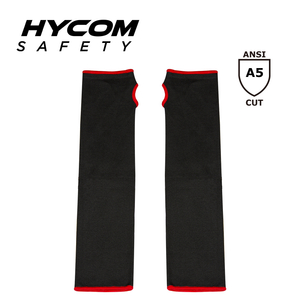 HYCOM Schnittfeste Armmanschette nach ANSI 5 in bester Qualität mit Daumenschlitz für Sicherheitsarbeiten