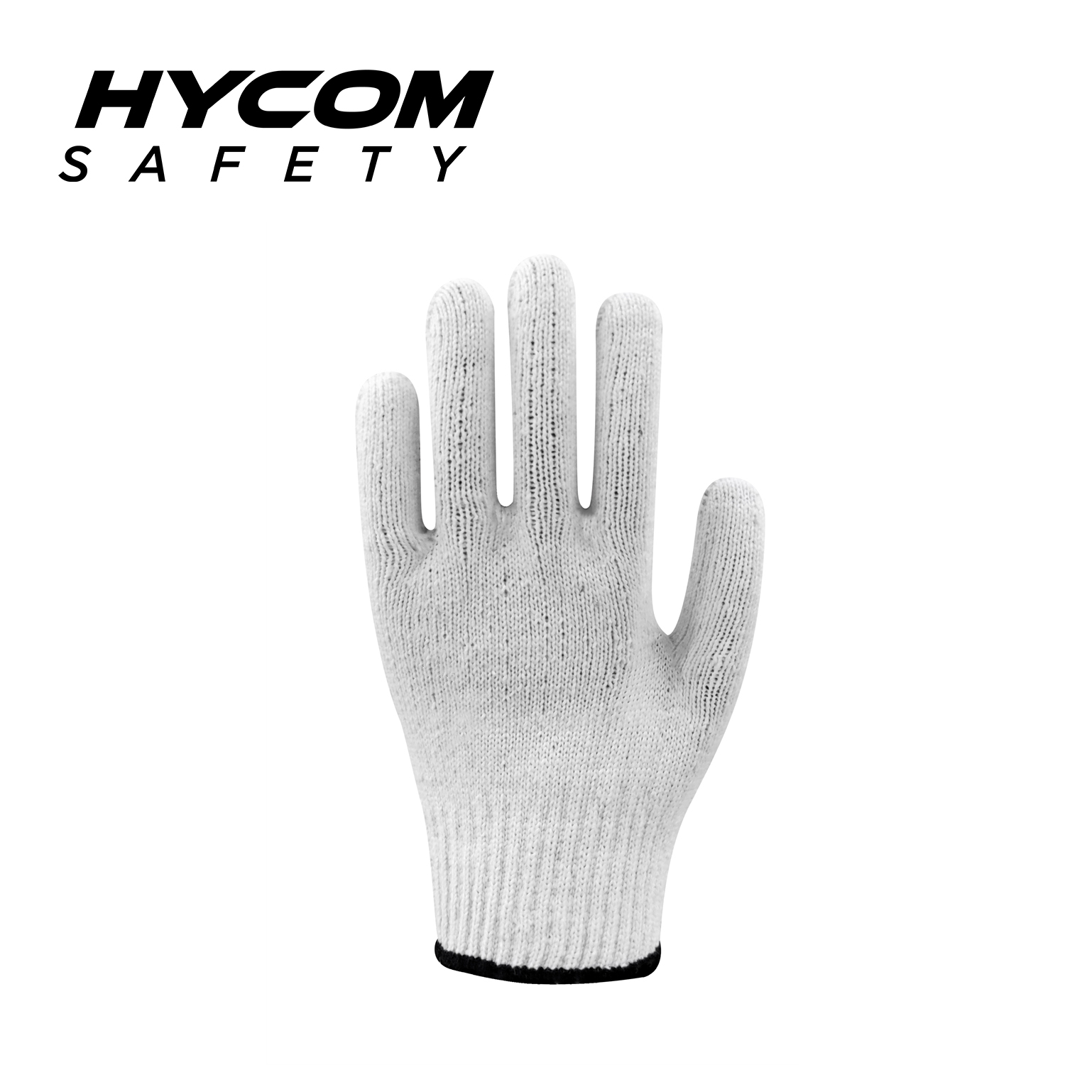 HYCOM Atmungsaktive Baumwoll-Polyester-Handschuhe mit PVC-gepunkteter Beschichtung, flexibler Arbeitshandschuh