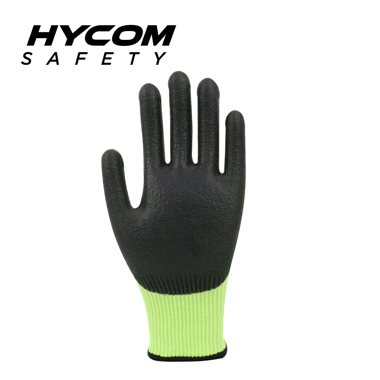 HYCOM Atmungsaktiver, schnittfester 13G ANSI 4-Handschuh mit PU-Beschichtung der Innenhand Atmungsaktive PSA-Arbeitshandschuhe mit angenehmem Handgefühl