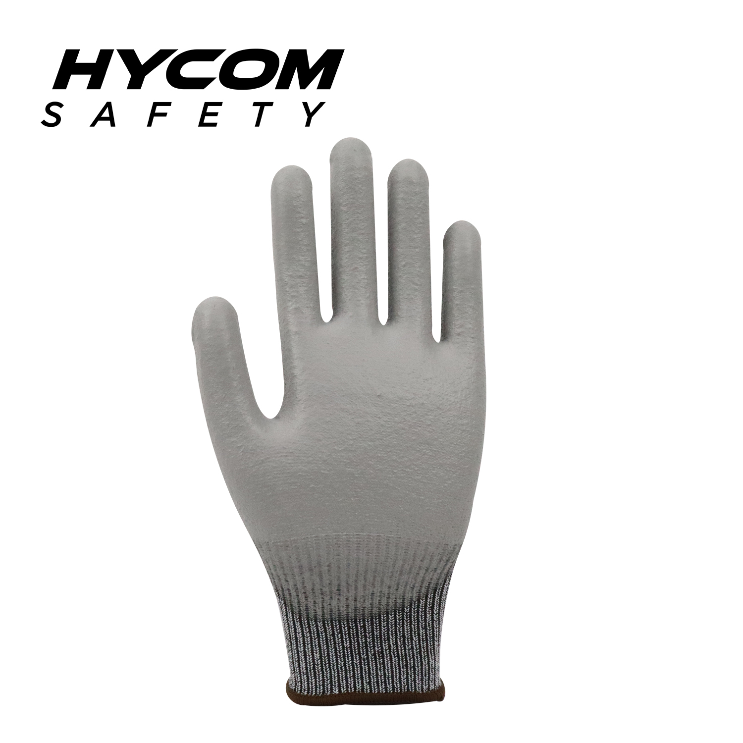 HYCOM Schnittfester 13G ANSI 2-Schnitthandschuh mit Handflächen-Polyurethan-Beschichtung, PSA-Arbeitshandschuhe mit weicherem Handgefühl