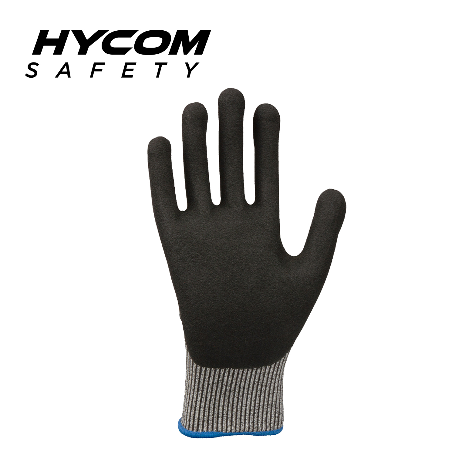 HYCOM Schnittfester Handschuh nach ANSI 4 mit Atemschnitt, beschichtet mit Sandy-Nitril- und TPR-Arbeitshandschuhen