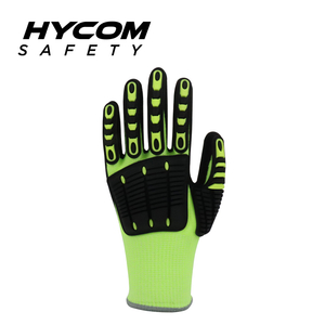 HYCOM Schnittfester Handschuh nach ANSI 3 mit Atemschnitt, beschichtet mit Sandy-Nitril-TPR-Arbeitshandschuhen