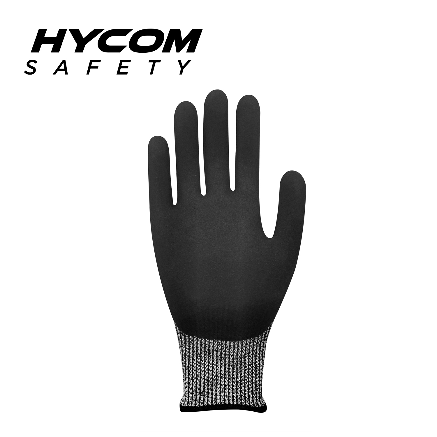 HYCOM 13G atmungsaktiver, schnittfester ANSI 3-Handschuh mit ölabweisender TPR-Beschichtung