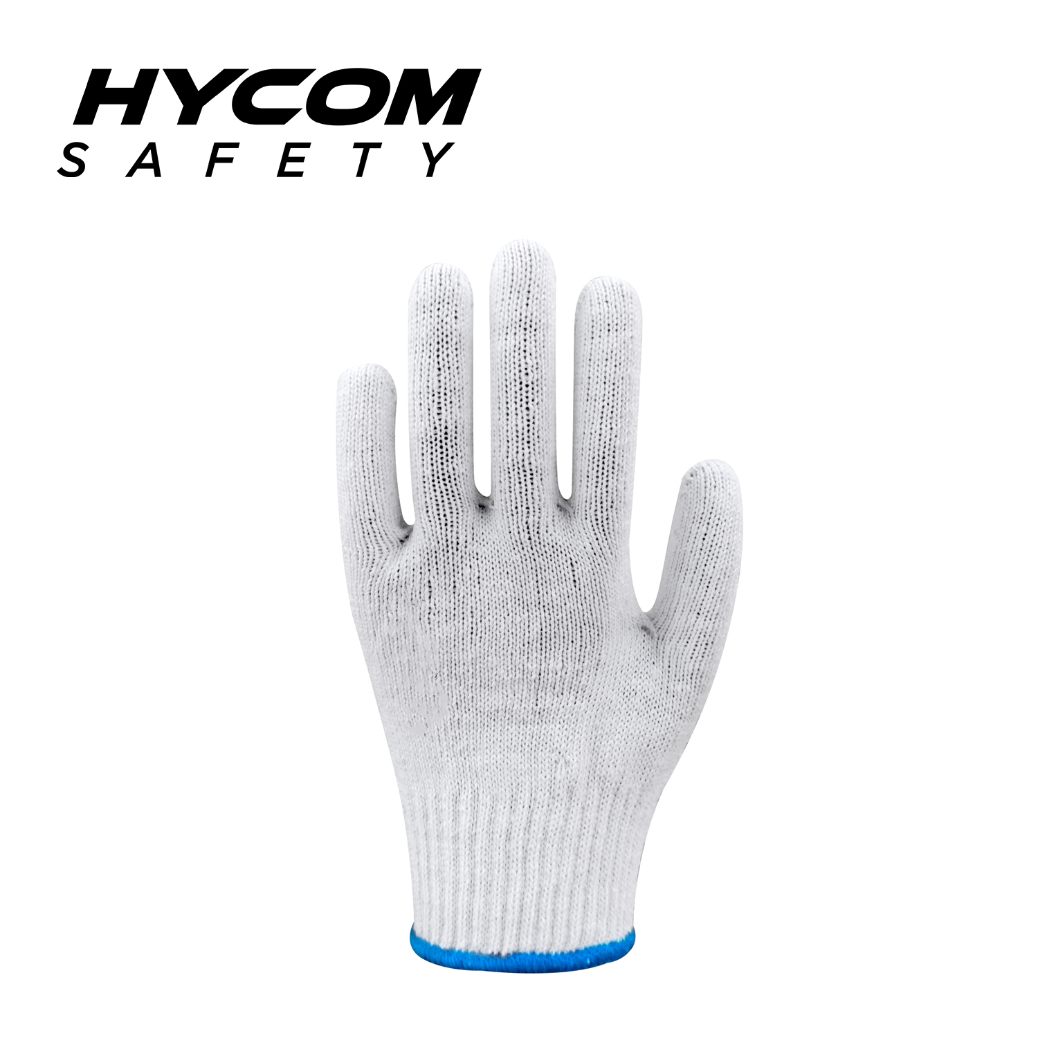 HYCOM 10G atmungsaktiver Baumwoll-Polyester-Handschuh, flexibler Arbeitshandschuh