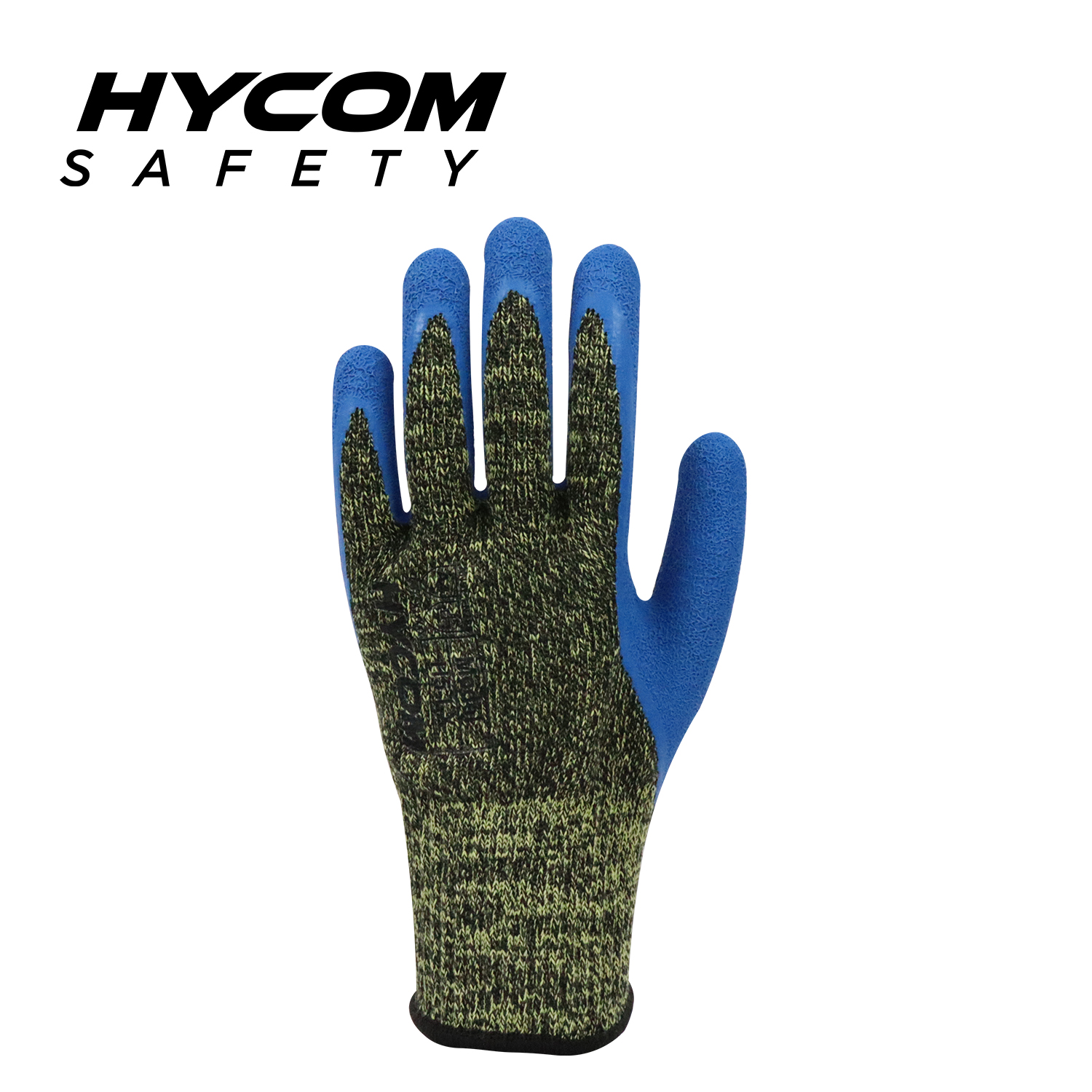 HYCOM 10G Aramid-Kontakthandschuh für hohe Temperaturen bis 250 °C/480 F, schnittfest, mit Crinkle-Latex-Handschuh