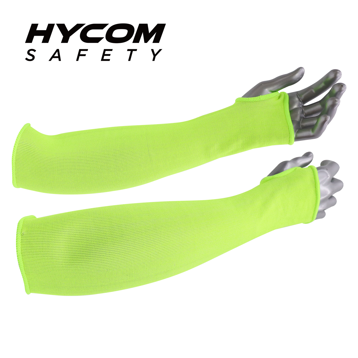 HYCOM Grüne, schnittfeste Armschutzhülle der Stufe 4 mit Daumenschlitz für Arbeitssicherheit