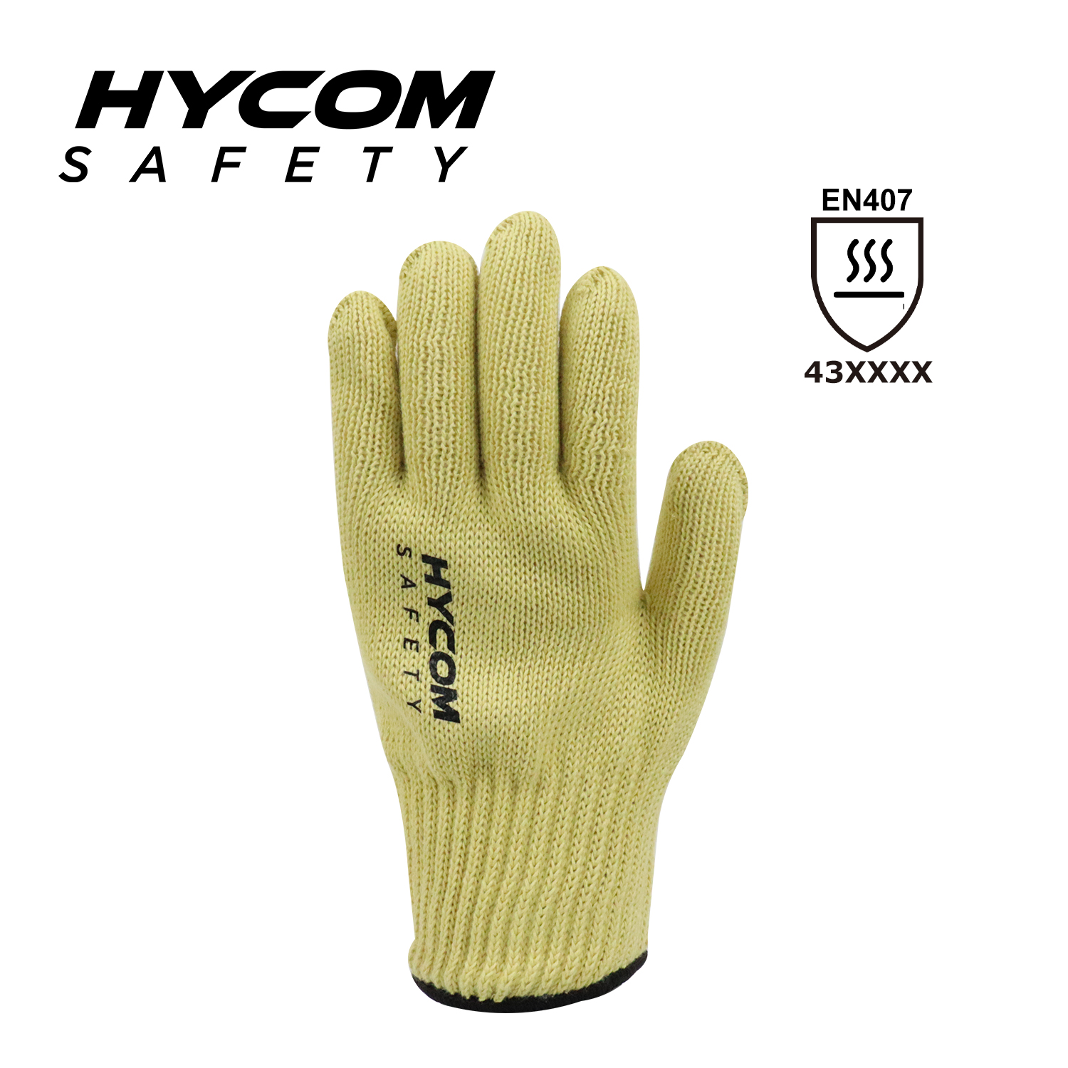 HYCOM 7G Zweilagiger Aramid-Handschuh mit Kontakt für hohe Temperaturen 350 °C/650 F